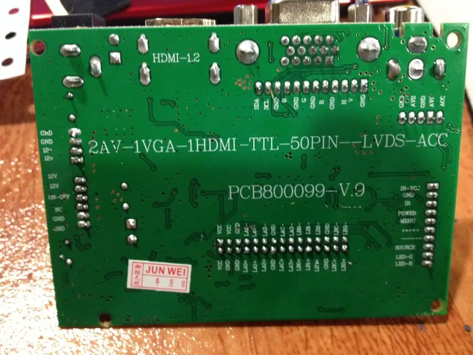 The original N070ICG-LD1 39PIN CMO 7 inch LCD driver board reverse projection of a set of 229