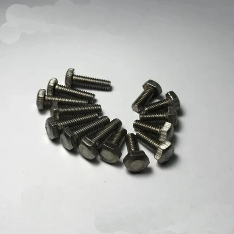 

1pcs M12 titanium Hexagon Screw Pure titaniums Corrosion resistant bolt 65mm-120mm Length