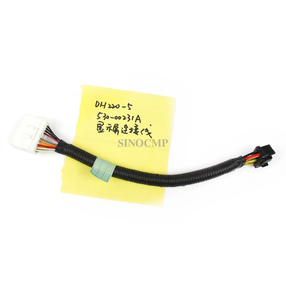 DH220-7 DH225-7 DH300-7 Connector Cable To Monitor for 530-00231A Doosan Daewoo Excavator, 3 month warranty