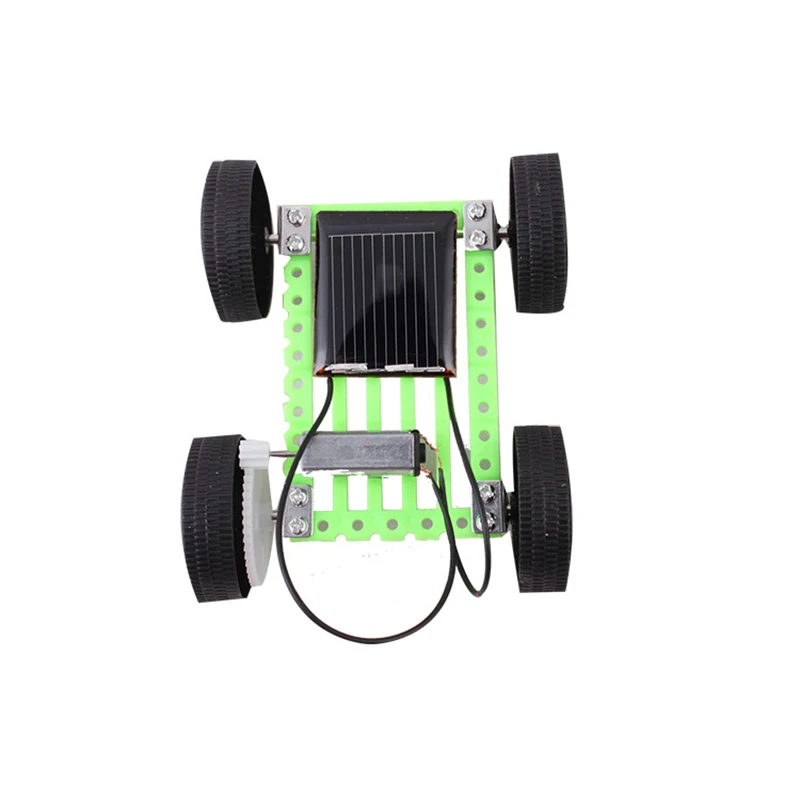 1 kits de carro crianças diy brinquedo solar de energia educacional novidade robôs para criança menino presente aniversário