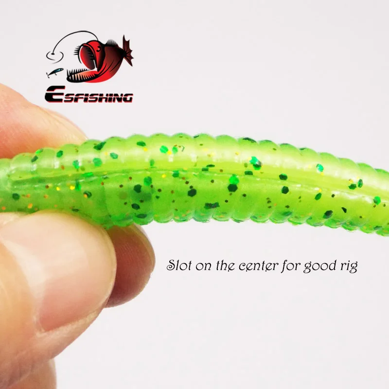 ESFISHING Shad 100mm señuelos blandos de silicona para lucio - imagen 4