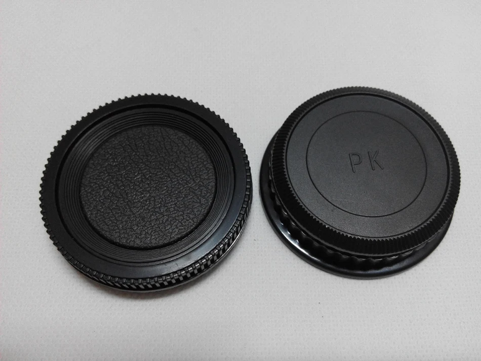 NP3209 Set of Professional Rear Lens Cap + Camera Body Cap for Pentax PK