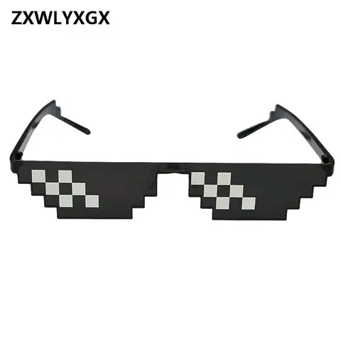8 Bit MLG Pixel Sunglasses for Men Women ZXWLYXGX