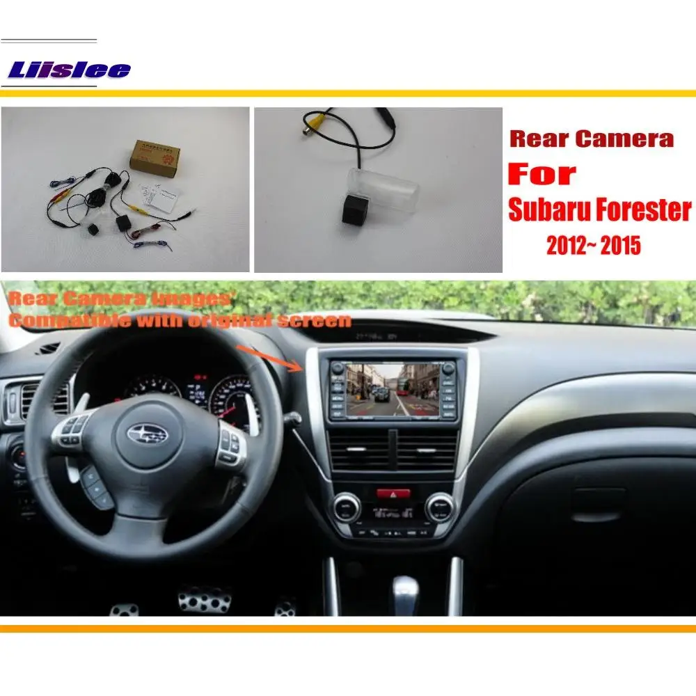 Compatible Original Car Display Reversing Camera For Subaru Forester 2012-2015 Adapted Backup CAM Parking Accessories