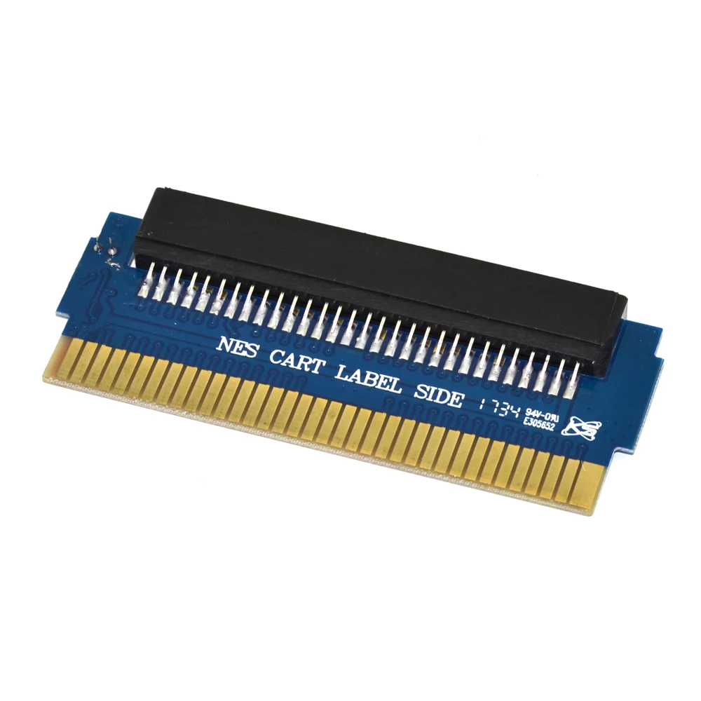 10 قطعة الأزرق 60 دبوس إلى 72 دبوس لعبة خرطوشة محول PCB ل FC إلى ل NES بطاقة الألعاب محول