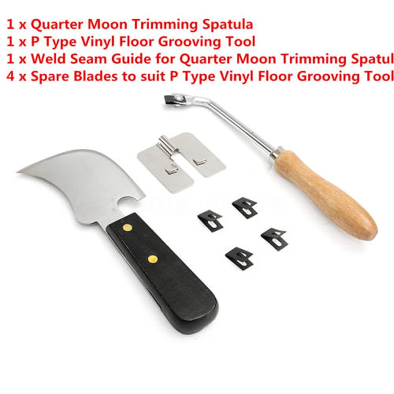 7Pcs X Rvs Vloer Installatie Vinyl Las Gereedschap Kit Accessoires Set