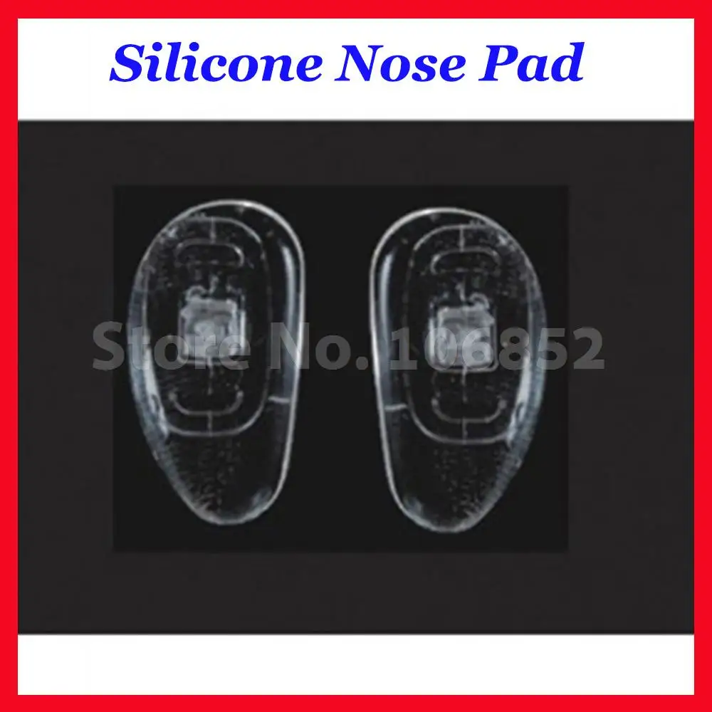 Retail 20pieces=10pairs E type silicone nose pads size 13mm 14mm 15mm screw-in or push-in type optional