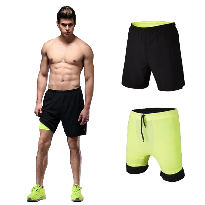 

Hot Sale Brand Quality Mens 2 In 1 Shorts Workout Fitness 7" 2-in-1 shorts