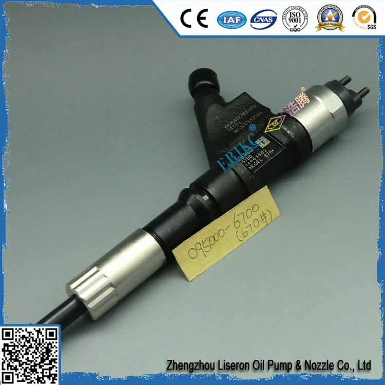 

ERIKC injector 095000-6701 high quality fuel injector 6701 and auto engine common rail injection 0950006701