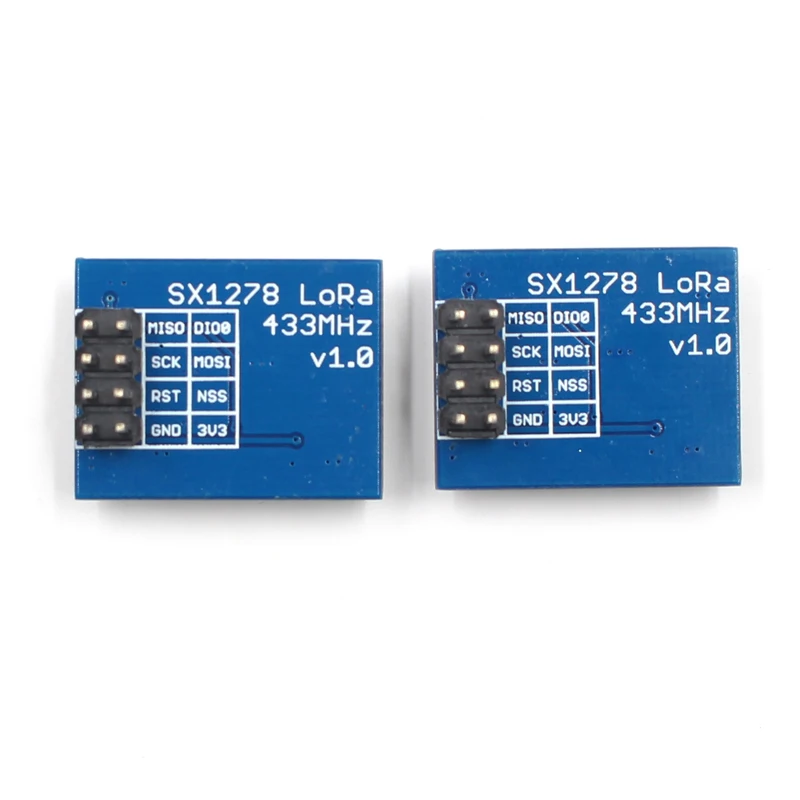 Elecrow 2pcs SX1278 LoRa 433MHz v1.0 LoRa Spread Spectrum Wireless Module Hypermedia 10KM 43 DIY Kit Smart Home Meter Reading