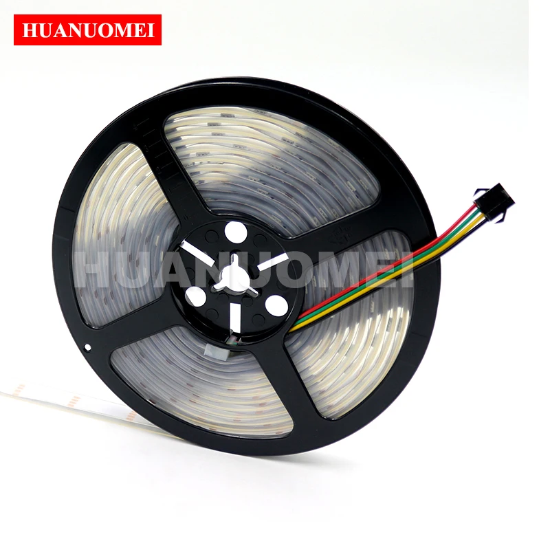 

5V 32LEDs/m APA102 Magic Digital Dream Color RGB LED Strip 5050 SMD TV Tape Light,5M/Roll,WHITE PCB,Waterproof IP67