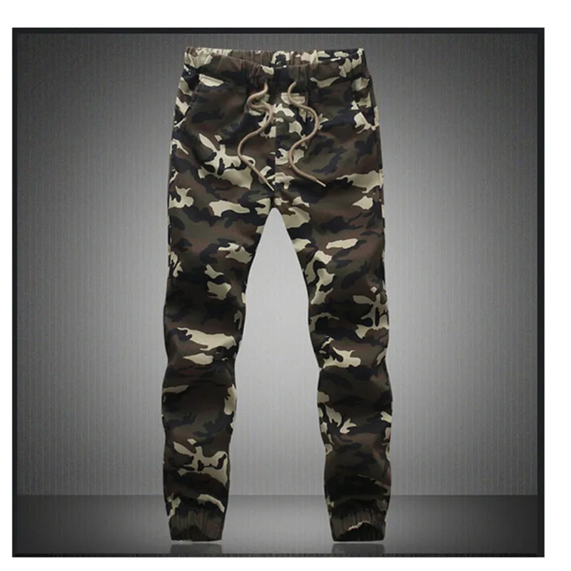 M-5XL 2026 Mens Boutique Autumn Pencil Harem Pants Men Camouflage Military Pants Loose Comfortable Cargo Trousers Camo Joggers