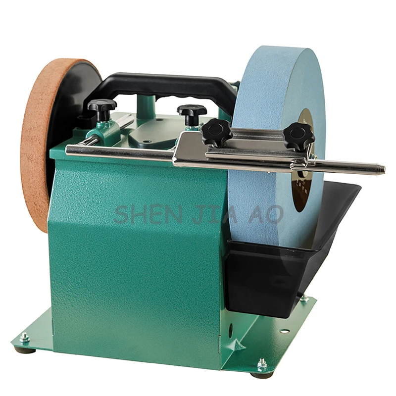 10 inch low speed grinder positive and reverse white corundum grinding machine water-cooled grinder polishing machine 220V 220W