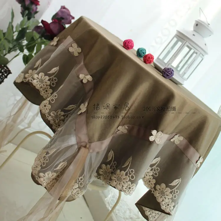 

Korean dining table cloth century textile tablecloths tablecloth solid multi-standard shipping