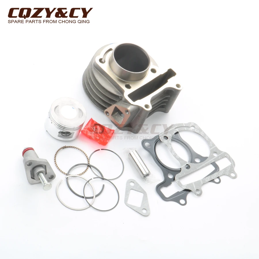 Scooter 47mm Big Bore Cylinder Kit & chain tensioner for Kymco Agility 50 Basic 50 DJ S Filly Super 8 Vitality 50cc 80cc 4T