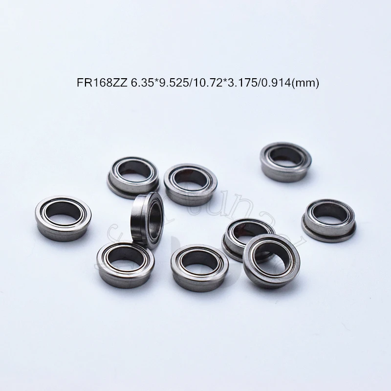 

FR168ZZ 6.35*9.525*10.72*3.175*0.914(mm) 10pieces bearing metal sealed free shipping ABEC-5 chrome steel F168ZZ bearings