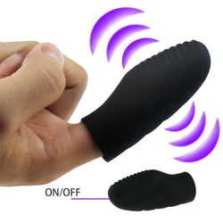 Silicone Finger Vibrator For Women Clit Stimulator G-spot Vibrator Clitoral Stimulation Massager Female Masturbation Sex Product