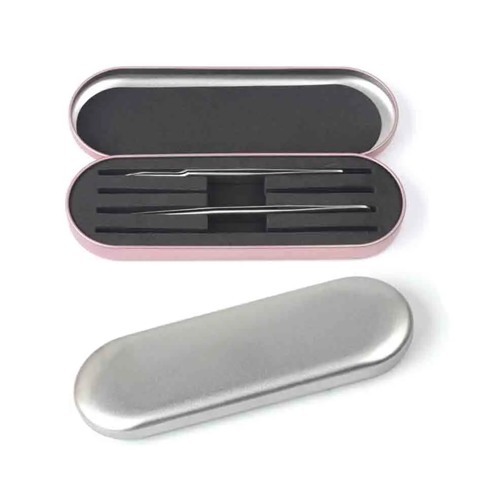 

Professional Storage Box for Eyelash Extension Tweezers,Eyelashes Eyeliner Pencil Organizer Case,False Eyelash Tweezers Box