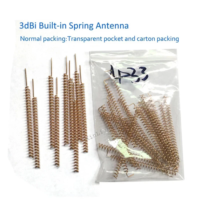 433Mhz 3Dbi Internal PCB Welding Copper Coil Spring Antenna 433 Helical Antenna 50PCS/Batch