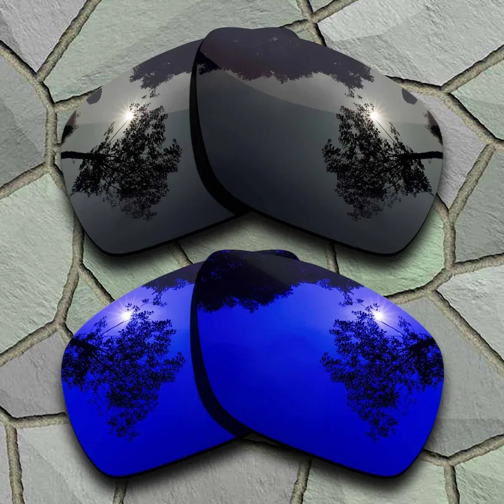 

Grey Black&Violet Blue Sunglasses Polarized Replacement Lenses for Oakley Dispatch 1