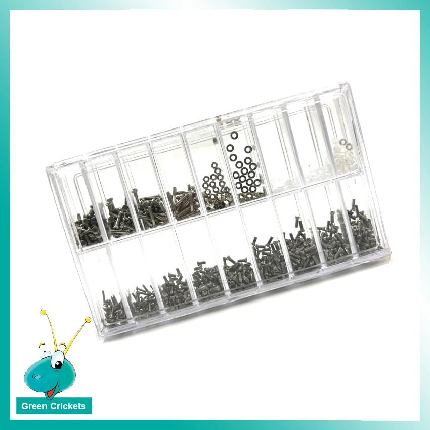 1000pcs/box assort size Tiny Scews for Glass/Watch Repair Replacement parts screw