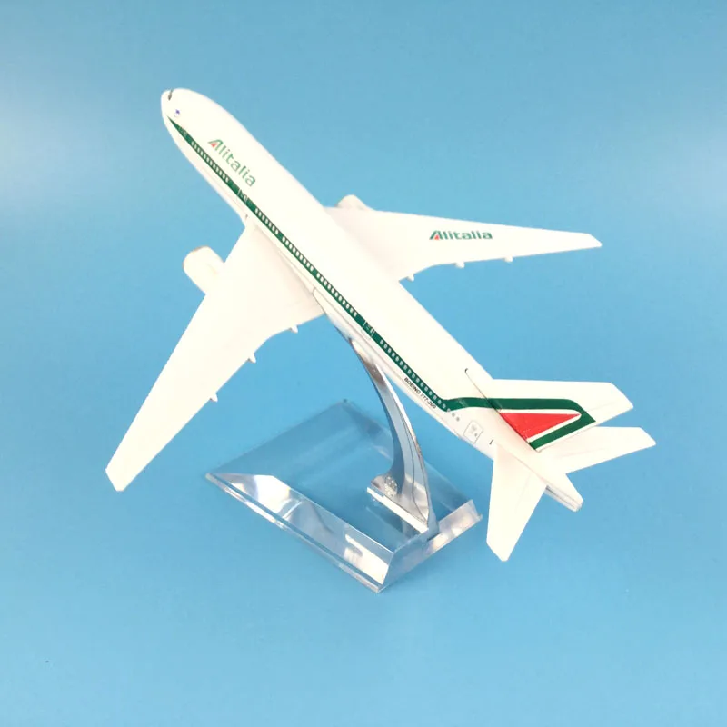 Free Shipping,ALITALIA Boeing 777 Alitalia,16cm,metal airplane models,airplane model, airbus machine,child gift kids toys