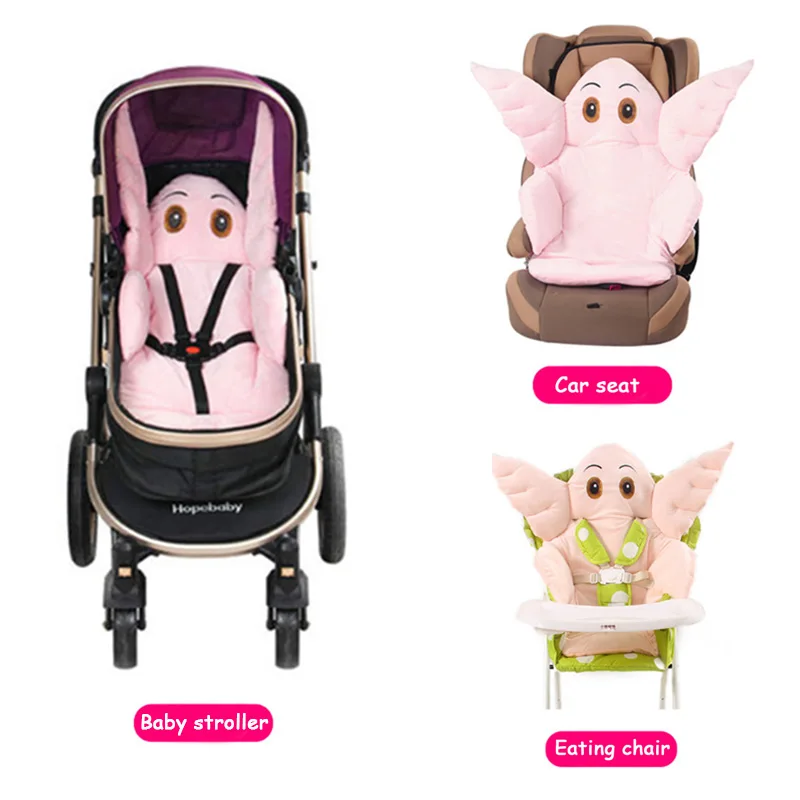 

Baby stroller seat cushion Lovely Cartoon Elephant Thicken Stroller Pad Universal Dining Chair Car Seat Mat stroller accessories