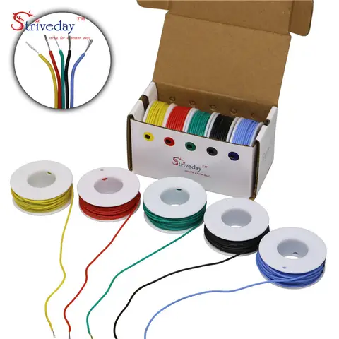 Flexible Silicone Insulated Wires 5 Colors striveday