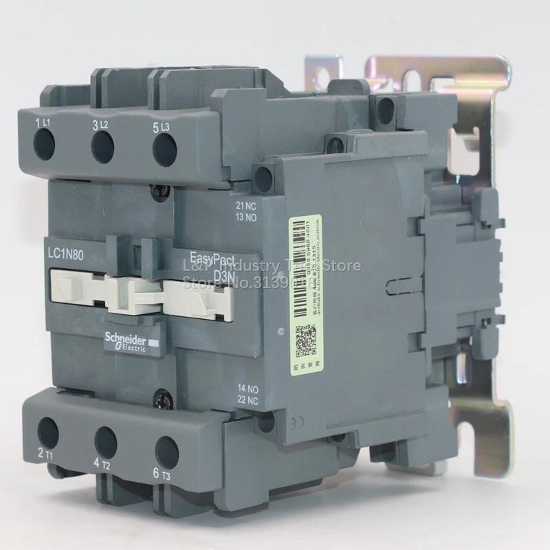 Imagem -06 - Original Novo Schneider Lc1-e Easypact Tvs Série Lc1e80m5n 37kw380v 80a Contator Ac220v 50hz Atualizado para Lc1n80m5n 100