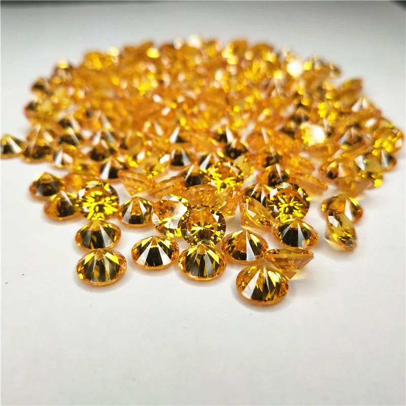 3-10mm AAAAA CZ & Nano & Spinel Gemstone Round Cut Cubic Zirconia Stones Factory Wholesale  for Jewelry Hairpin Watches Making