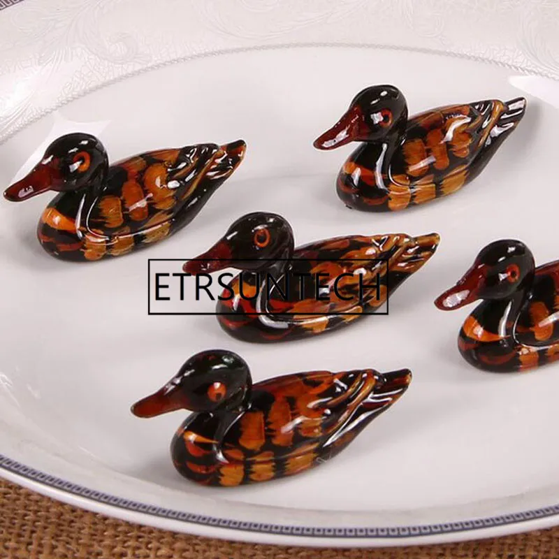 Lovely Duck Shaped Resin Chopsticks Holder Yuanyang Chopsticks Rest For Wedding Party Decoration 300pcs