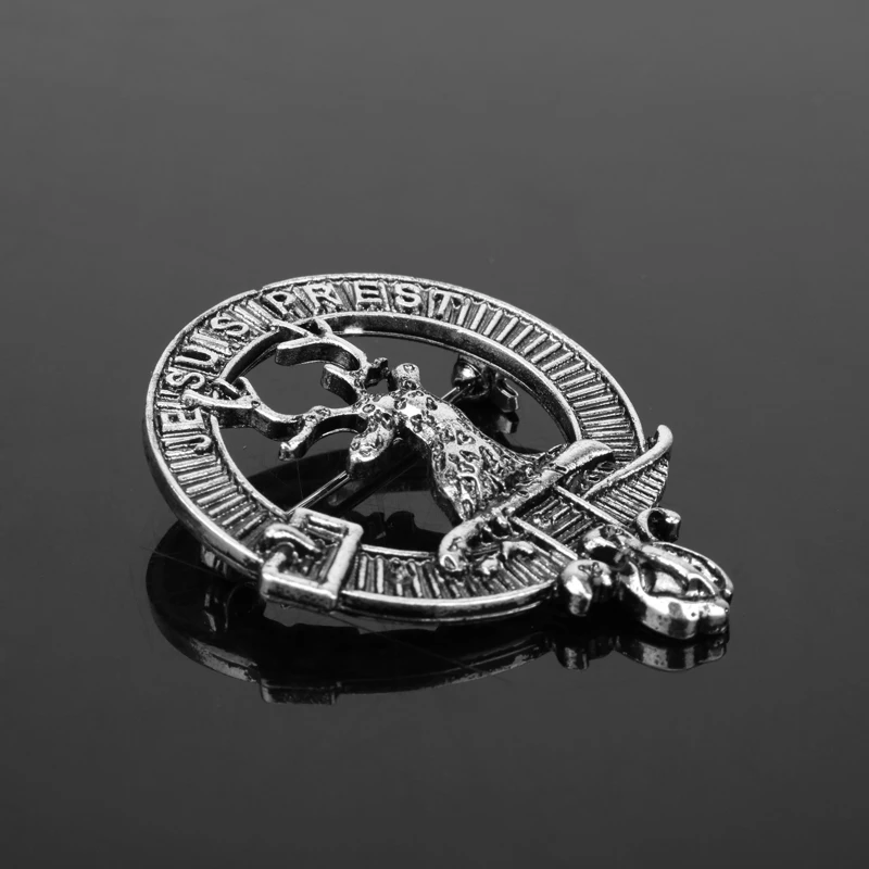 dongsheng New Outlander Scottish Kilt Color Deer brooch for Male&Female Alloy Vintage Jewelry -40