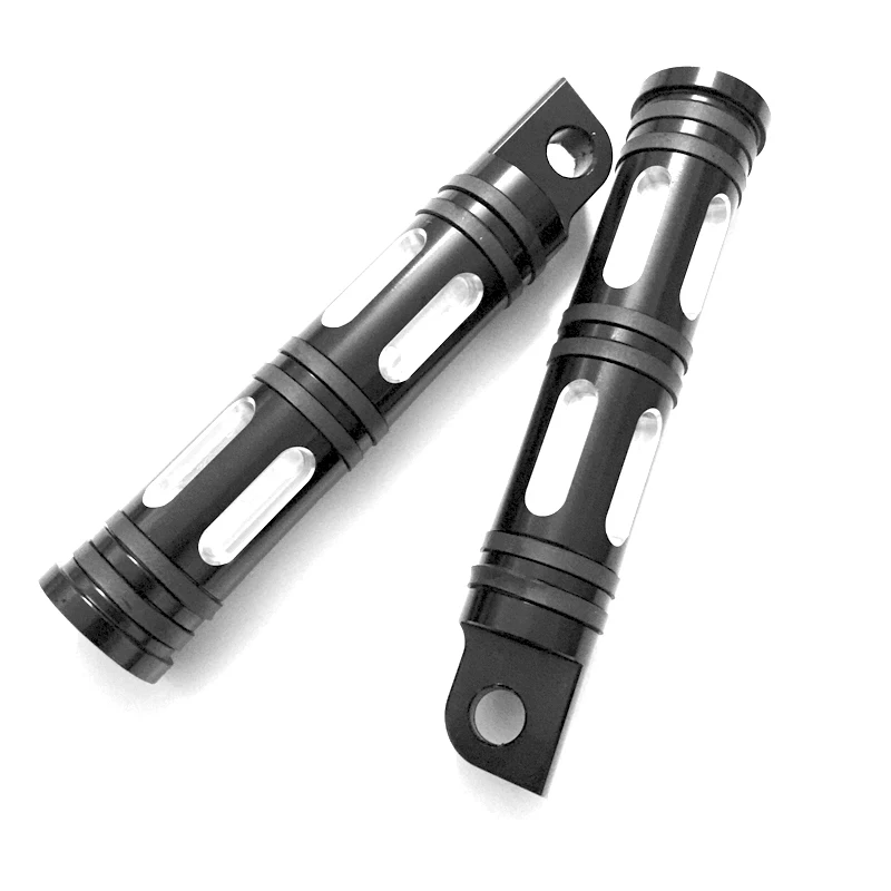 Reposapiés de corte de borde de aluminio para Harley Dyna Softail Cross Bones v-rod