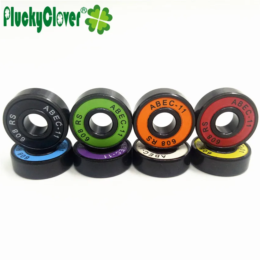 8pcs/set ABEC-9/11 High Quality Inline Skates Bearing 608rs 8mm Beaing For Scooter Skateboard fsk Skates Fidget Spinners Gyros