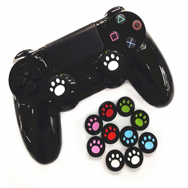 2pcs Cute Thumb Stick Grips Caps Gamepad Joystick Cover Case For Sony PlayStation 3/4 PS3 PS4 Xbox One 360 Controller ThumbStick