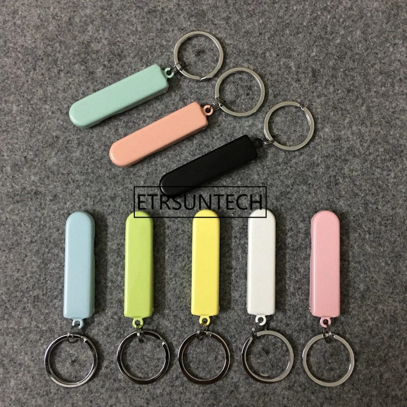 Portable Folding Nail Clipper Compact Nail File Cutter Collapsible Fingernail Trimmer Clippers with Key Ring F1603