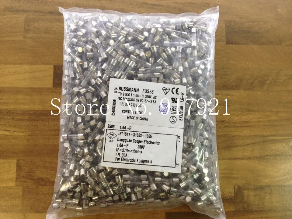 United States - BK1/S506-1.6-R 1.6A K1/S506-6.3-R 6.3A K1/S506-8-R 8A K1/S506-2-R 2A 250VTDS 506T FUSES 5X20--200pcs/lot