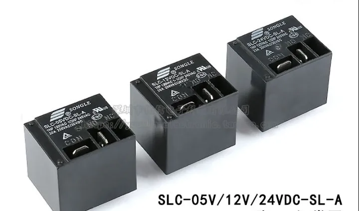 T91 SLC-05V 12V 24VDC-SL-A 30A 4Pin electric relays ( A set of normally open )