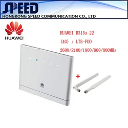 Huawei B315s-22 sbloccato 150Mbps CAT4 4G cpe wifi router 3g 4g mifi CPE Router wireless 2 pezzi antenna PK HUAWEI B593 B310