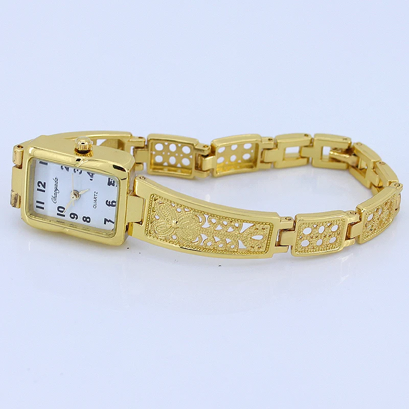 Chaoyada-ساعة يد أنالوج من الفولاذ المقاوم للصدأ للنساء ، أنيقة ، عتيقة ، فراشة مخرمة ، هدية للأمهات