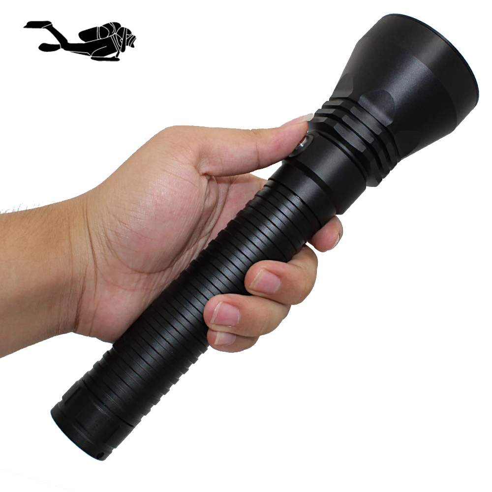 White/Yellow Light 5000LM XHP70 LED Scuba Diving flashlight Waterproof underwater flash light dive Lamp Torch