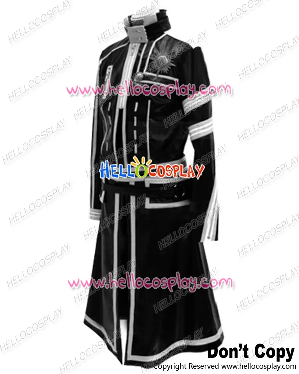 D Gray Man Cosplay Allen Walker Black White Uniform Costume H008