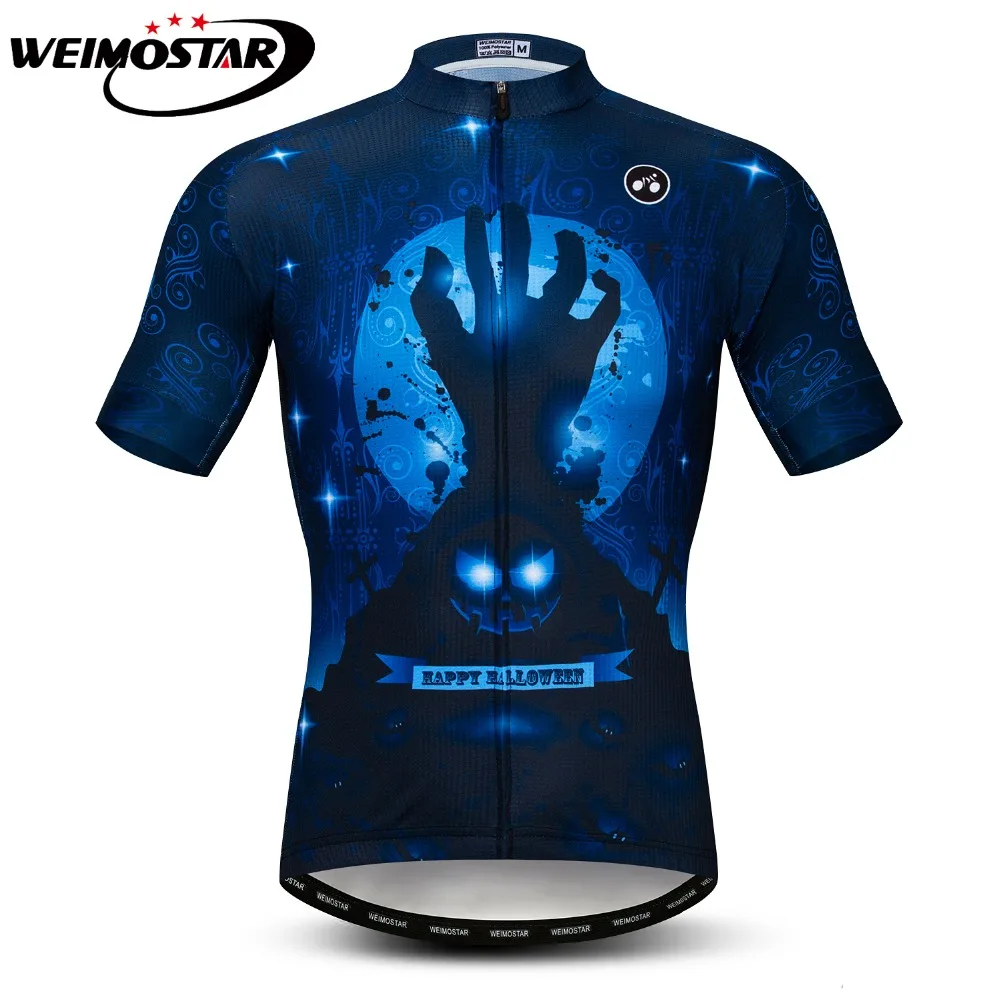 2025 Pro Team Men Cycling Jersey Maillot Ropa Ciclismo mtb Bicycle Cycling Clothing Bike Shirt Racing Clothes Happy Halloween