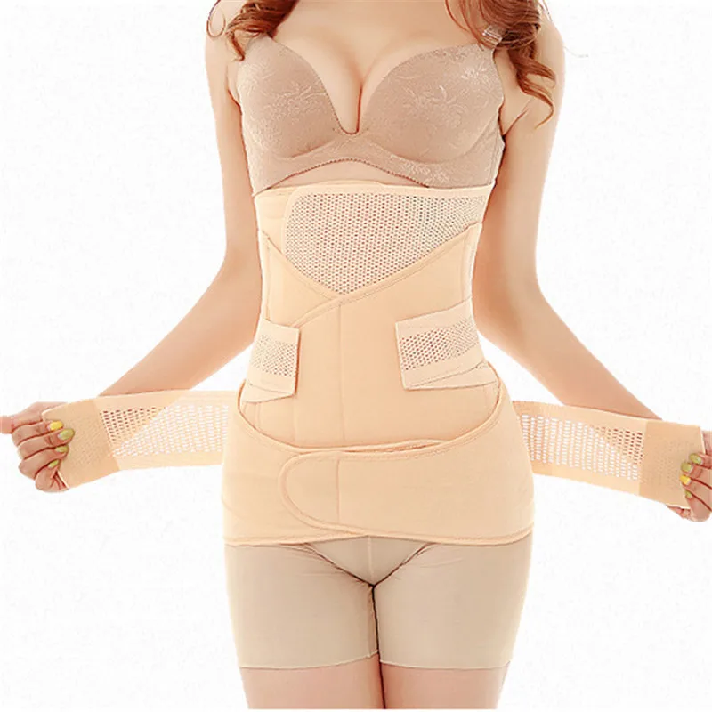 3in1 Postpartum Belt Body Recovery Shapewear 3in1 Belly/Abdomen/Pelvis Waist Trainer Corset Belly Bands Support