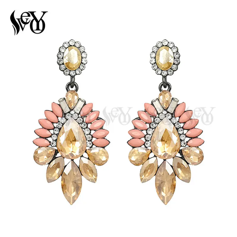 VEYO Acrylic Crystal Drop Earrings For Woman Fashion Jewelry High Quality Brincos Pendientes