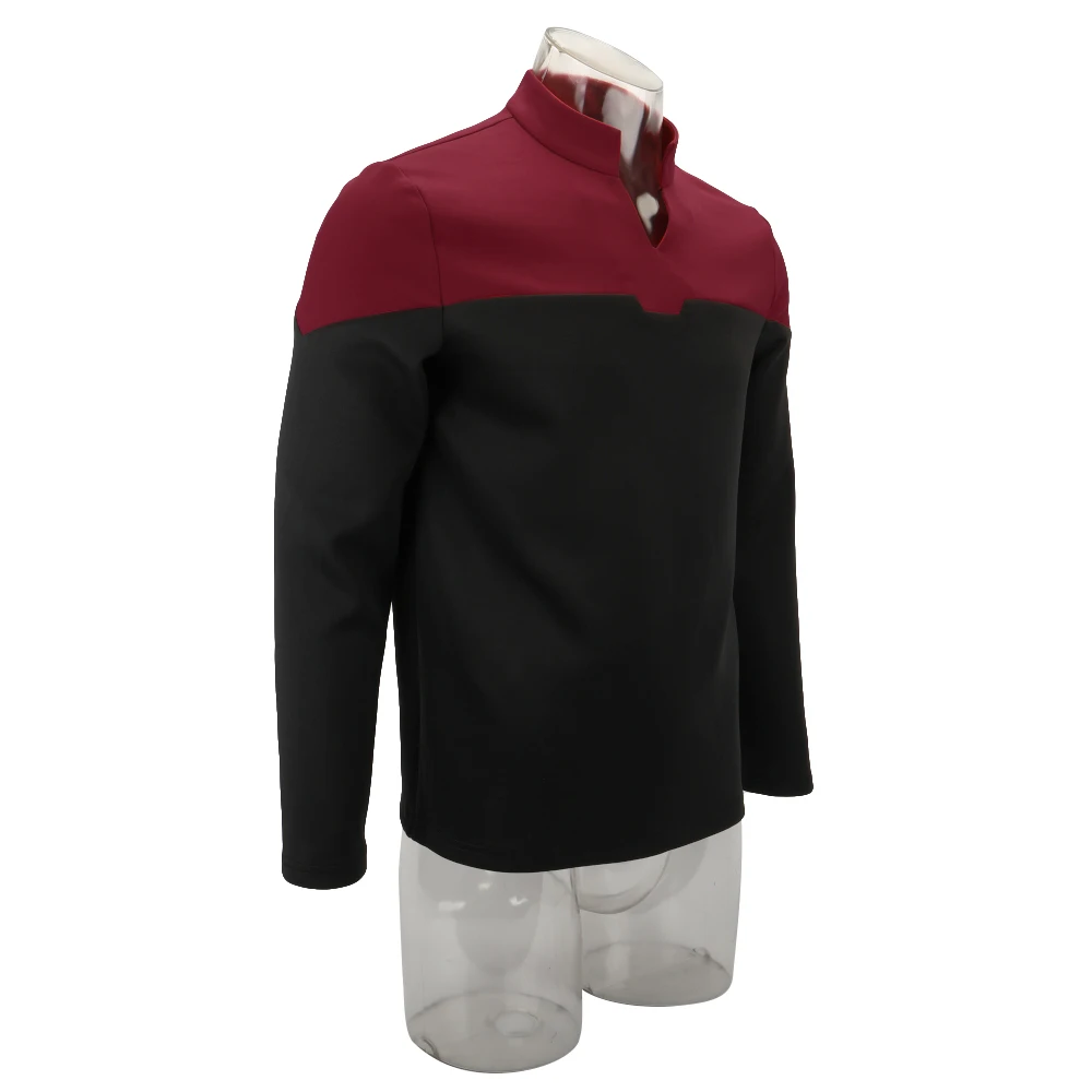 Cosplay 2019 Star Picard Startfleet Uniform  rek New Engineering Red Top Shirts ST Costume Halloween Party Prop