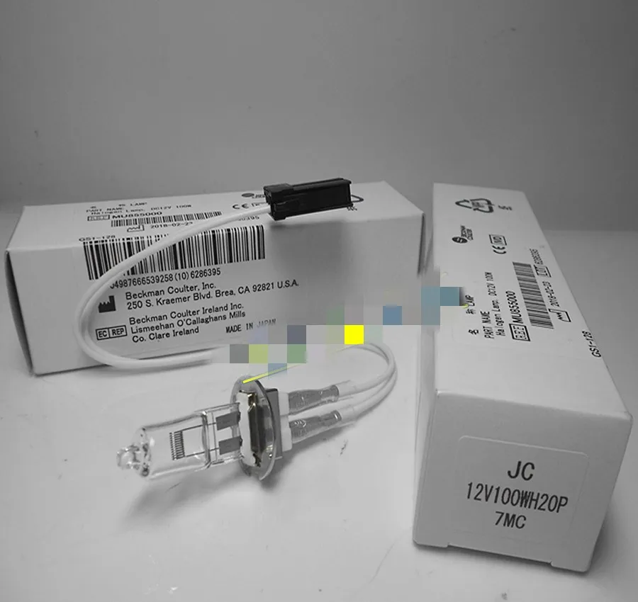 For KLS JC 12V100WH20P Halogen lamp,12V 100W bulb,Olympus Beckman Coulter,AU5800 AU5821 analyzer,JC12V100WH20P,12V100W MU855000