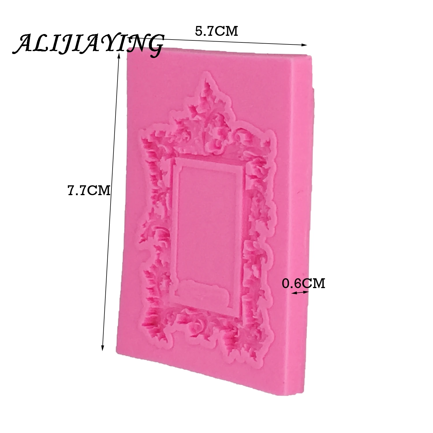 1Pcs DIY Vine shape Frame 3D Silicone Mold Craft Mold Fondant Cake Decorating Tools Chocolate Candy Gumpaste Molds D1019