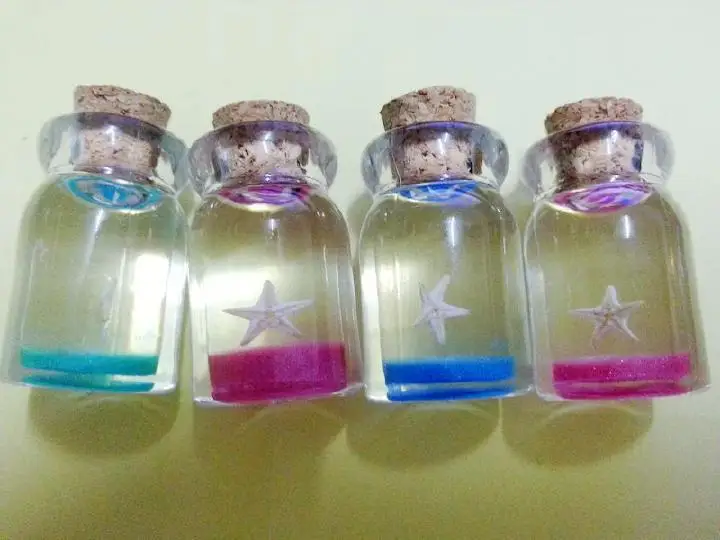 10 PCS fashion unisex jewelry starfish drift bottle