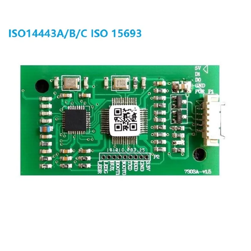 

13.56mhz ISO14443A/B/C ISO15693 card reader module Embedded card reader Wiegand/UART output